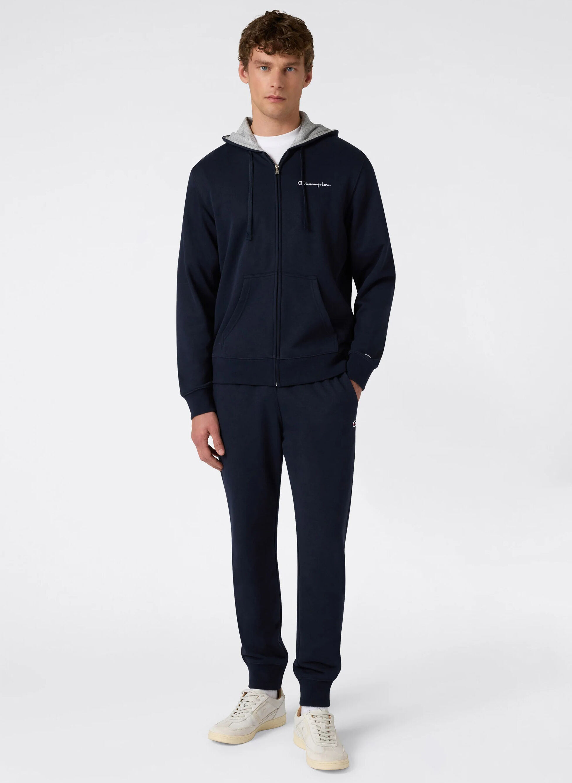 Tuta Leggera Con Cappuccio E Full Zip