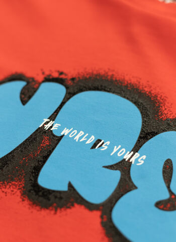 T-SHIRT CON LOGO RAGAZZO, 040 RED, small