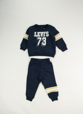 TUTA GIROCOLLO CON STAMPA INFANT, C8D NVY, small