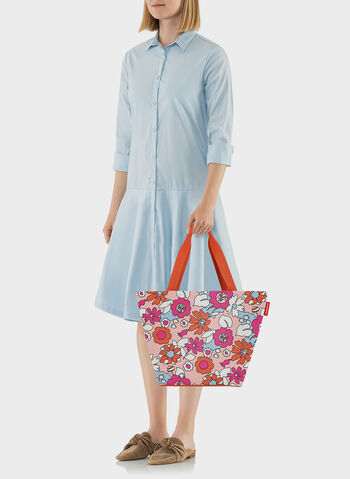 BORSA SHOPPER M, PEACH, small