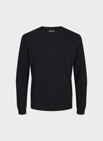 MAGLIONE GIROCOLLO BASIC ESSENTIAL, BLACK, small