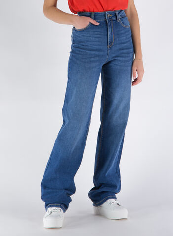 JEANS BELLA R DRITTO VITA ALTA, MEDIUM STONE, small