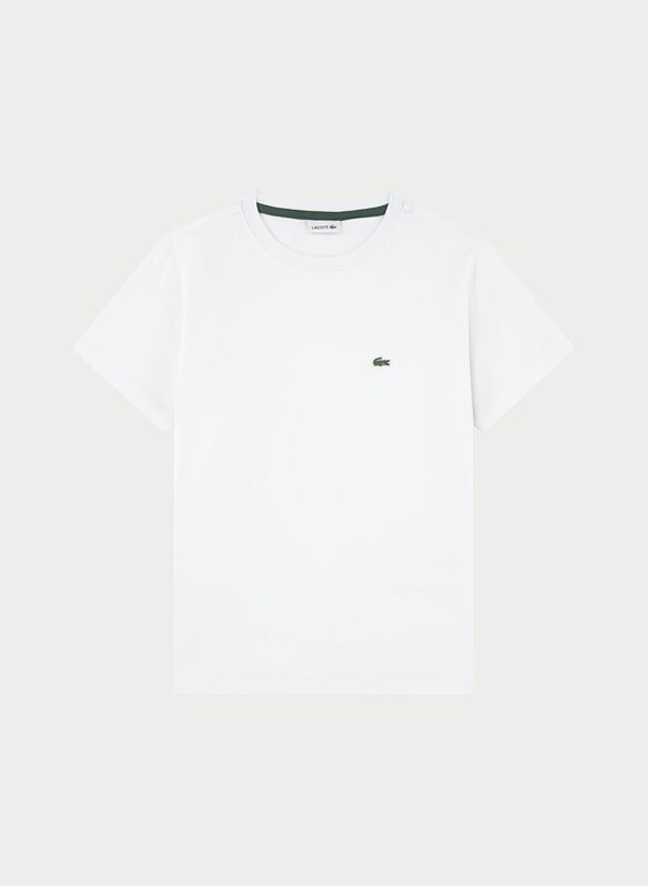 T-SHIRT MICRO LOGO RAGAZZO, W8L WHT, medium