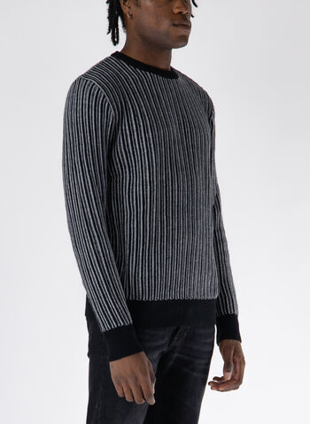 MAGLIONE A COSTINE, FJ63 BLK, small