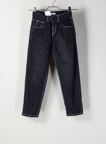 JEANS RANDY MOON FIT RAGAZZA, BLK, small