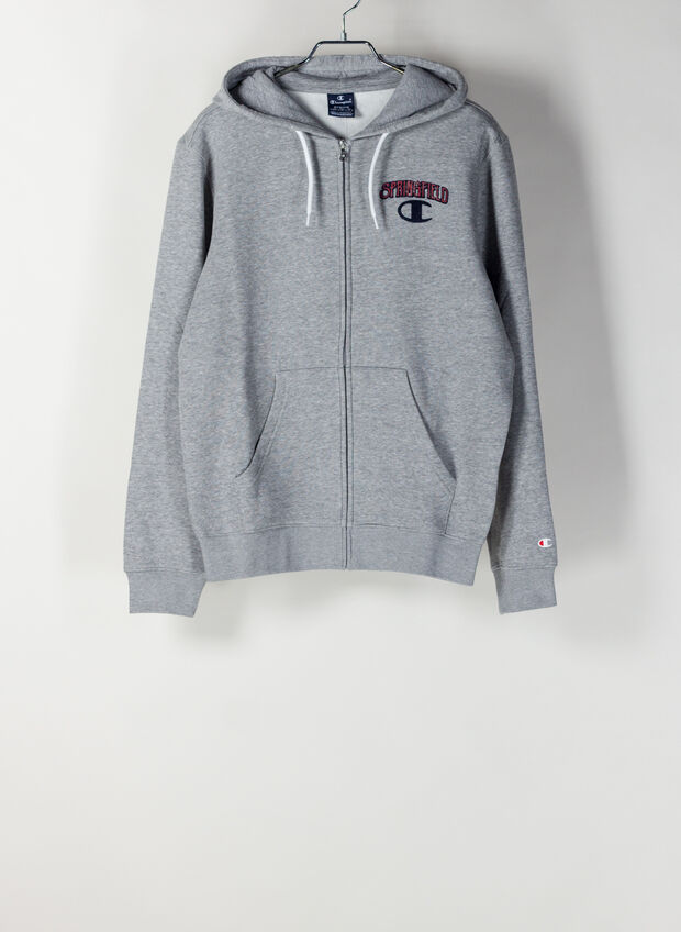 FELPA FULL ZIP LOGO VINTAGE, EM006GREY, large