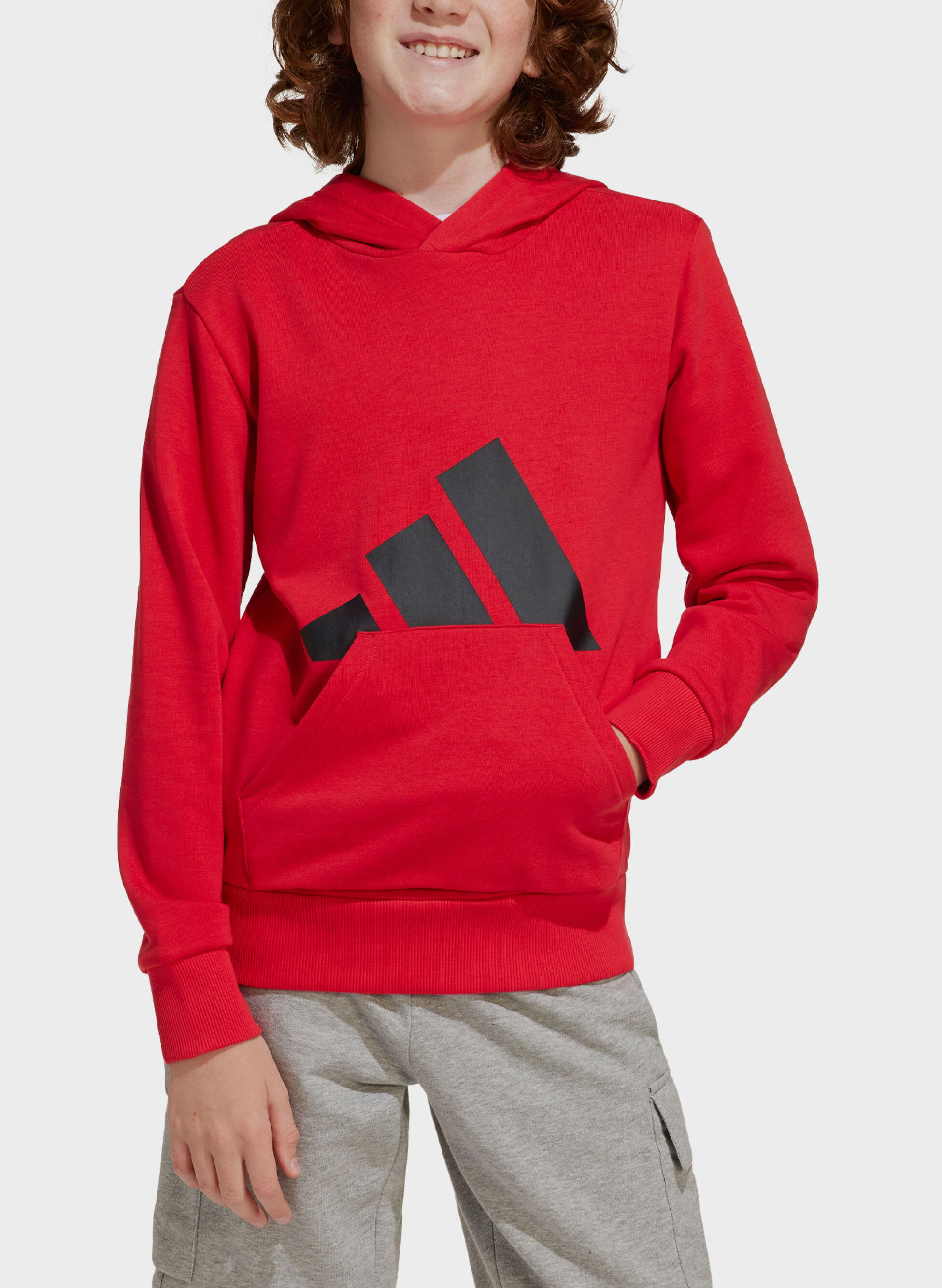 FELPA CON CAPPUCCIO BIG LOGO RAGAZZO 13-14