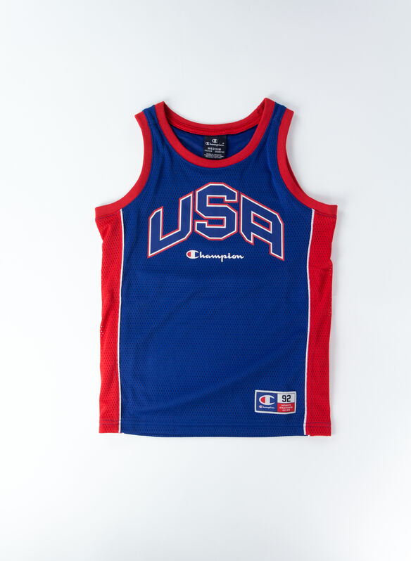 CANOTTA RETRO SPORT RAGAZZO, BS003 ROYRED, medium