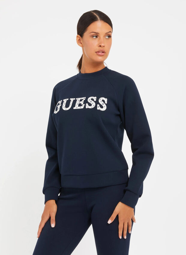 FELPA ANN HALF GIRO SCUBA, A71W NVY, large