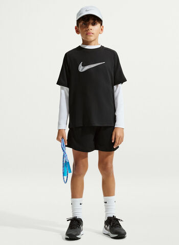T-SHIRT TRAINING DRY FIT RAGAZZO, 010 BLK, small