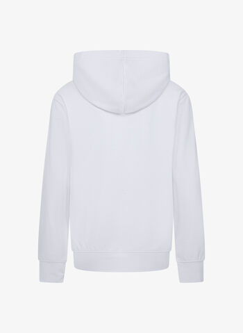 FELPA HOODIE JORDAN BROOKLYN RAGAZZO, 001 WHT, small