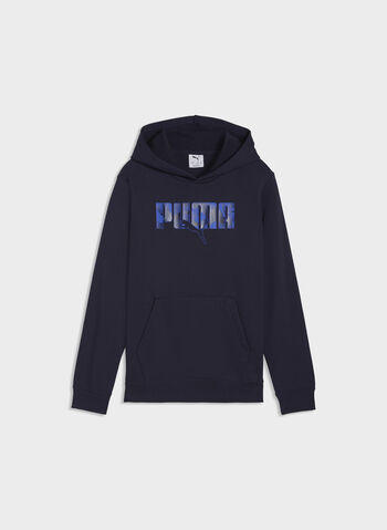 FELPA LOGO HOODIE RAGAZZO, 16 NVY, small