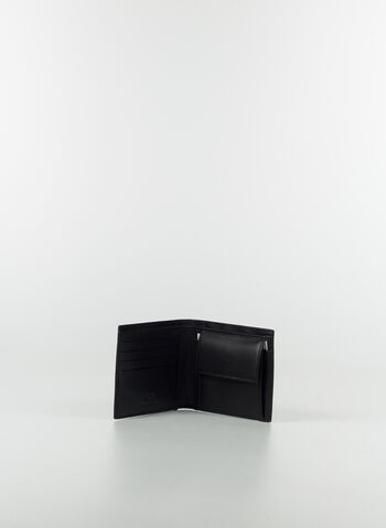 PORTAFOGLIO IN FINTA PELLE, 00020 BLK, small