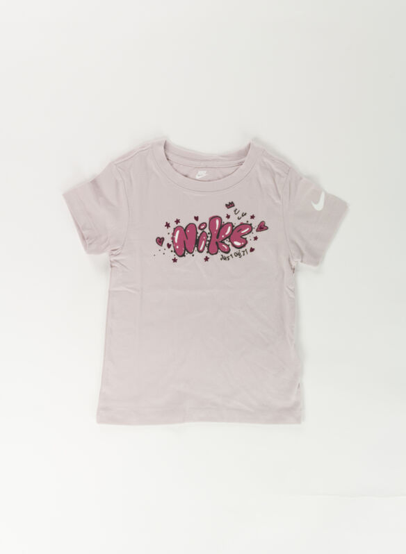 T-SHIRT GRAPHIC RINGLET BAMBINA, PA1 PLATINUM, medium