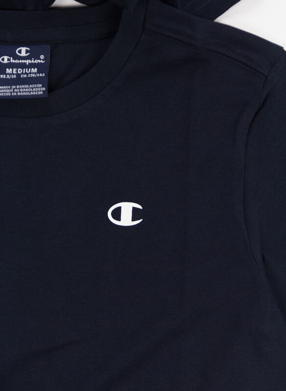T-SHIRT BI-PACK MICRO LOGO RAGAZZO, BS501 NVY, medium