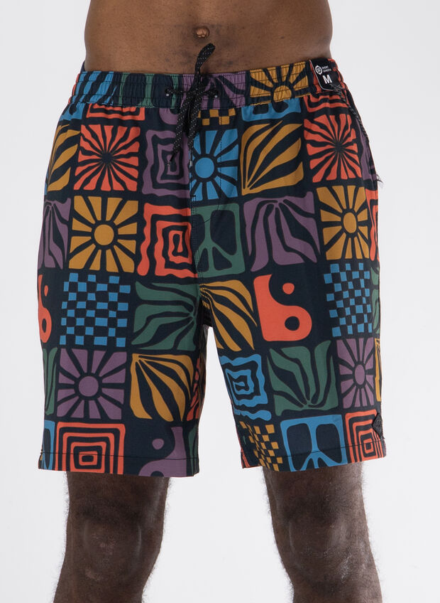 COSTUME BOXER BEACH WASTED, MUL MULTICOLOR, large