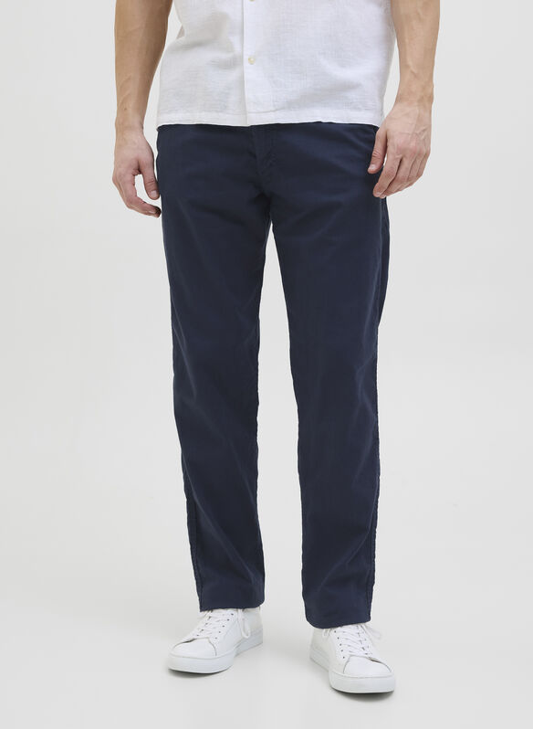 PANTALONE KAIN JOGGER MISTO LINO, DARK NAVY NVY, medium