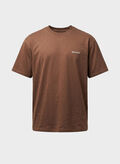 T-SHIRT LORETTO LOGO RICAMATO, - MORO, thumb