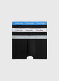 BOXER ADERENTI COTTON STRETCH 3 PACK, CAZ BLK, thumb