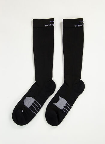 CALZA RUNNING LUNGA TECH DRYARN, 02 BLACK, small