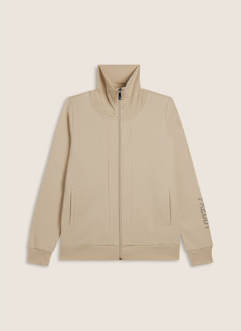 FELPA FULL ZIP A COLLO ALTO, , small