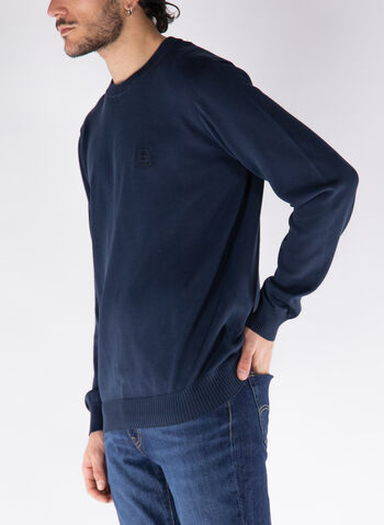 MAGLIONE GIROCOLLO COTONE, , small