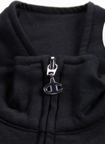 FELPA BASIC FULL ZIP RAGAZZO, KK001BLK, small