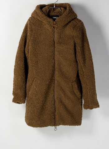 CAPPOTTO ORSETTO TEDDY, TOSTED, small