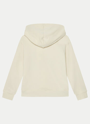 FELPA HOODIE CON STAMPA LOGO RAGAZZO, CKS PANNA, small