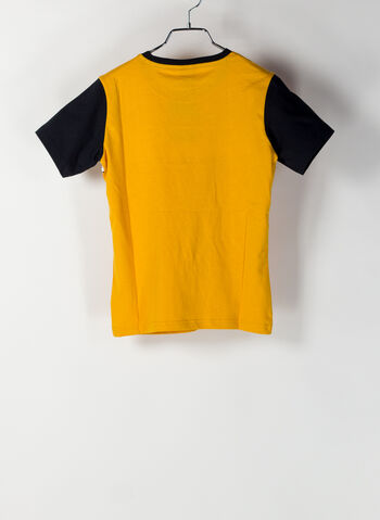 T-SHIRT MODULAR BLOCKING LOGO RAGAZZO, OS033OCRABLK, small