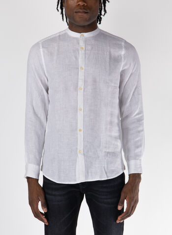 CAMICIA A MANICHE LUNGHE, BIANCO, small