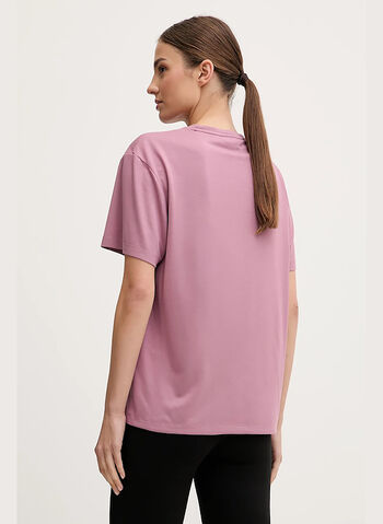 T-SHIRT MODAL LOGO METAL, UA272 ROSE, small