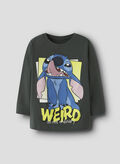 T-SHIRT STITCH BAMBINO, URBAN CHIC VERDONE, thumb