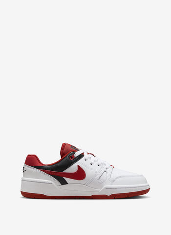 SCARPA NIKE FULL FORCE RAGAZZO, 100 WHTREDBLK, small