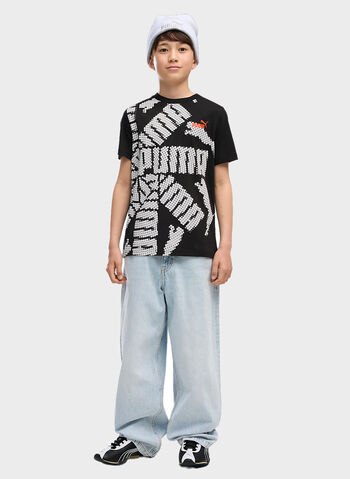 T-SHIRT LAB STORY RAGAZZO, 01 BLK, small