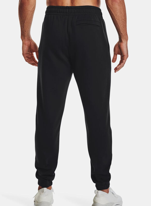 JOGGER UA ESSENTIAL FLEECE, 0001 BLK, medium