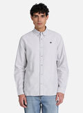 CAMICIA OXFORD RIGATA, - ANTRWHT, thumb