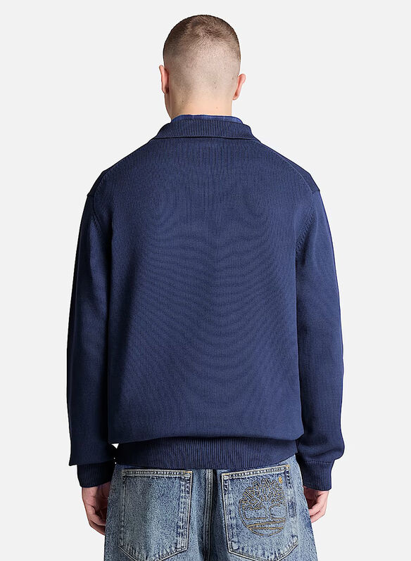 MAGLIONE POLO COTONE, - NVY, medium
