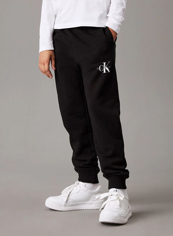 PANTALONI IN FELPA RAGAZZO, BEH BLK, small