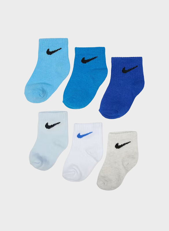 CALZA SWOOSH ANKLE 6 PAIA INFANT, UNC  BLUE, medium