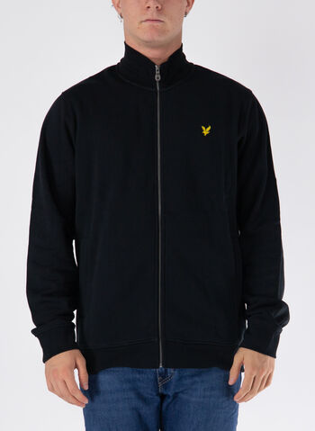 FELPA FULL ZIP PINTUCK INTERLOCK, Z865 BLK, small