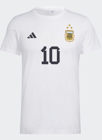 T-SHIRT MESSI FOOTBALL NUMBER 10 GRAPHIC, WHTCEL, small