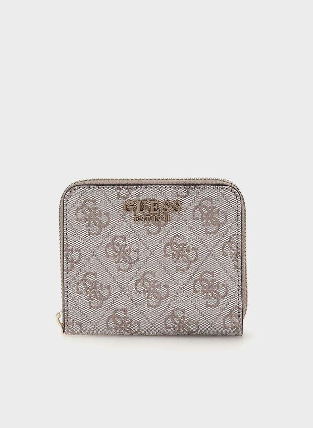 PORTAFOGLIO MINI ZAMIRA 4G LOGO, DKO PERLA, large