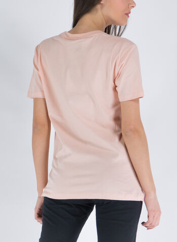 T-SHIRT MICRO LOGO RICAMO, MELONE, small