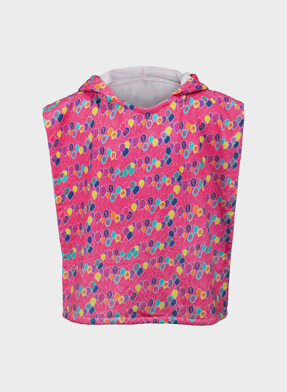 PONCHO TERRY PARTY INFANT, 905 FUX MULTI, medium