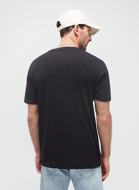 T-SHIRT CON LOGO GRAFICO, - BLK, medium