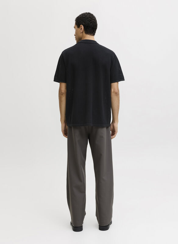 POLO IN MAGLIA, BLACK, medium