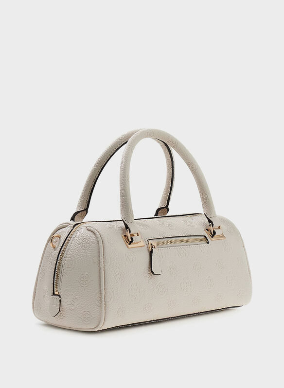 BORSA A MANO CRESIDIA LOGO, OFL STONE, medium