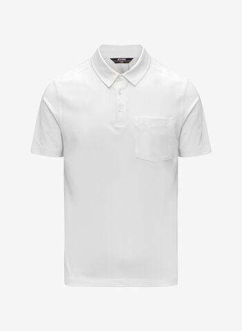 POLO VANOINE LIGHT STRETCH JERSEY, 001 WHT, small