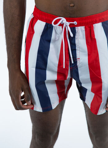 COSTUME BOXER BIG STRIPES, 13 RED, small